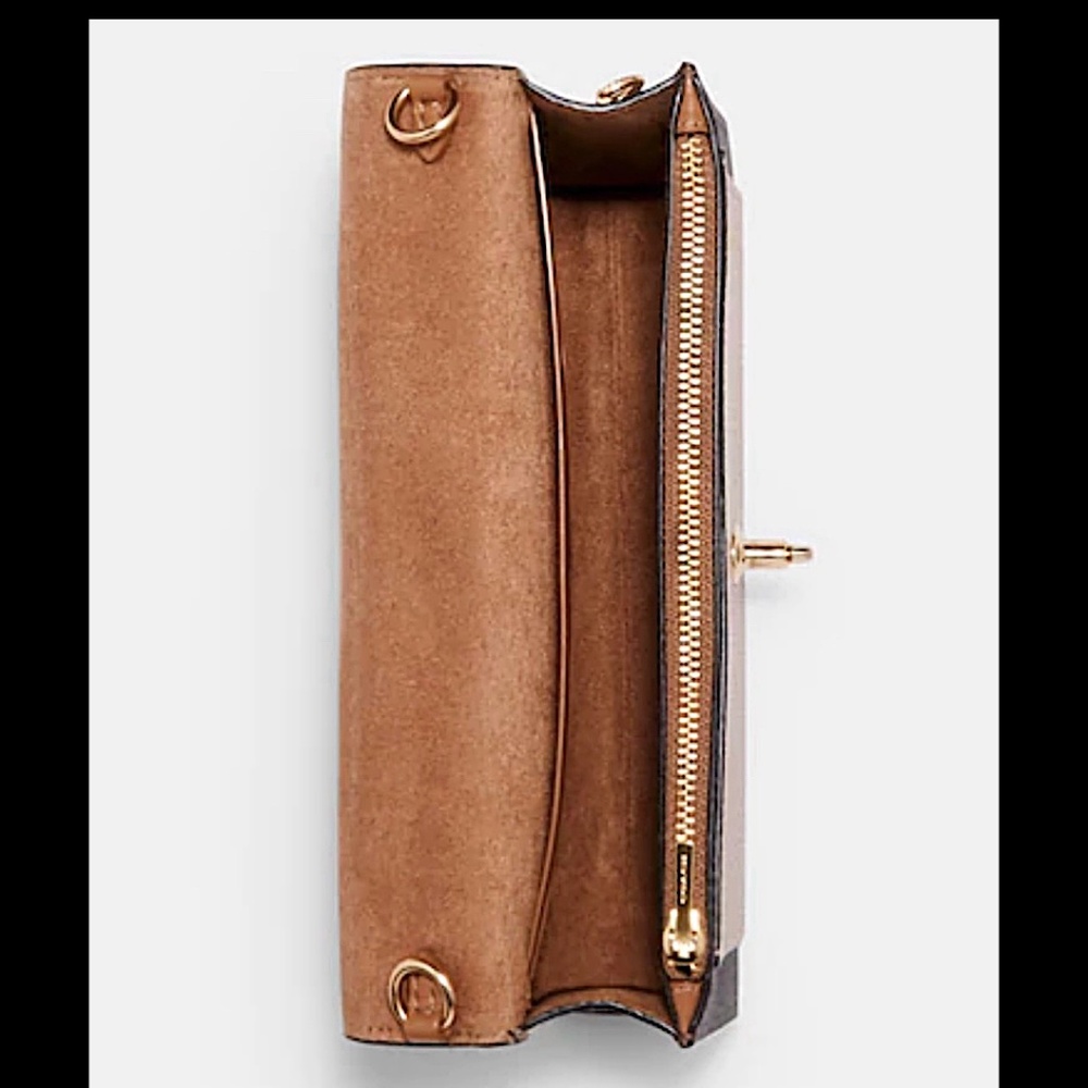 Lane Crossbody In Signature Canvas With Rivets - Picture 4 of 5